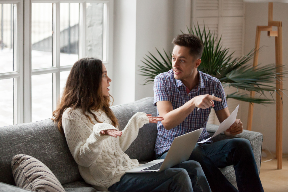 Couples counseling session